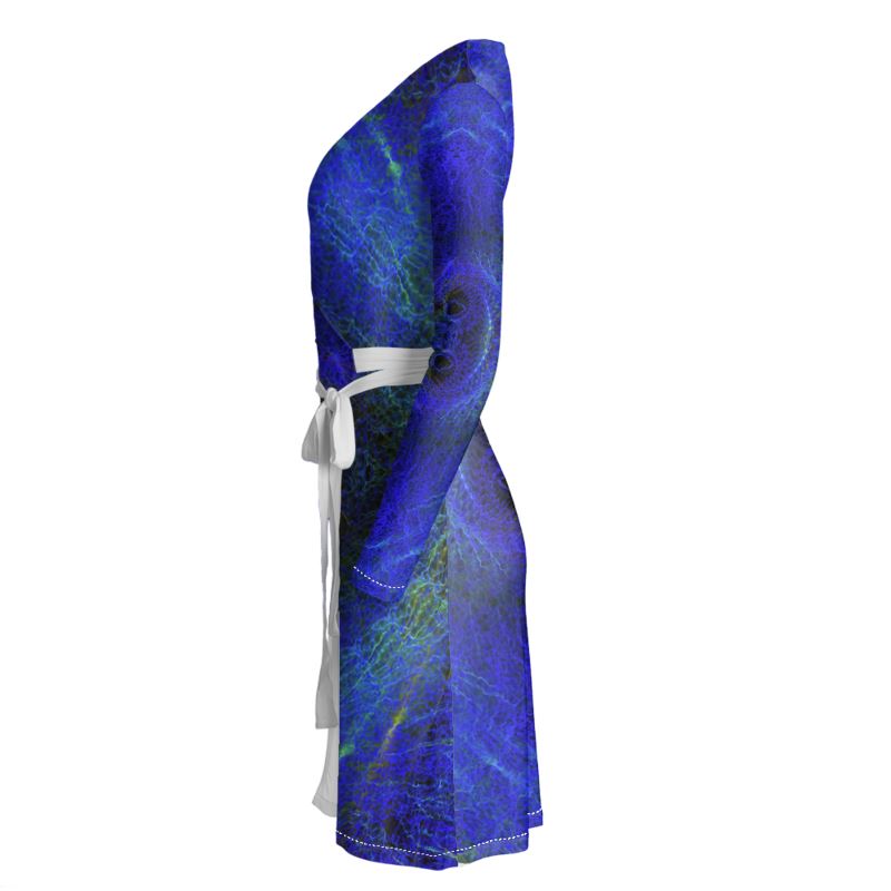 Wrap dress with fractal energy